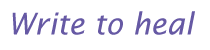 Write to Heal